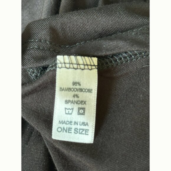 Studio Ko Clothing Bamboo Asymmetric Poncho Top One Size Black Soft Oversized - Picture 7 of 9